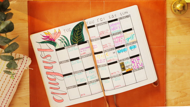 Video thumbnail for How An Executive Producer Sets Up Her Bullet Journal | Bullet Journal Layouts