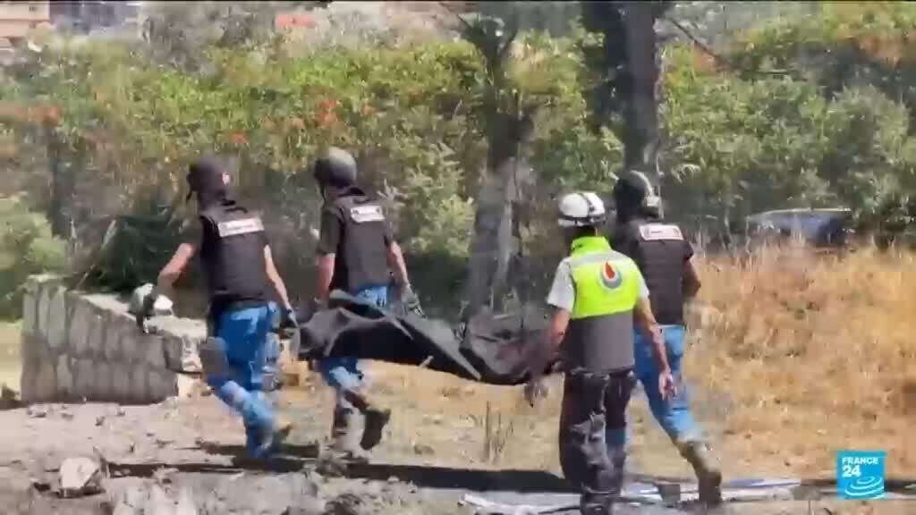 Video thumbnail for Hezbollah-Israel flare-up in Lebanon despite ceasefire announced by the USA