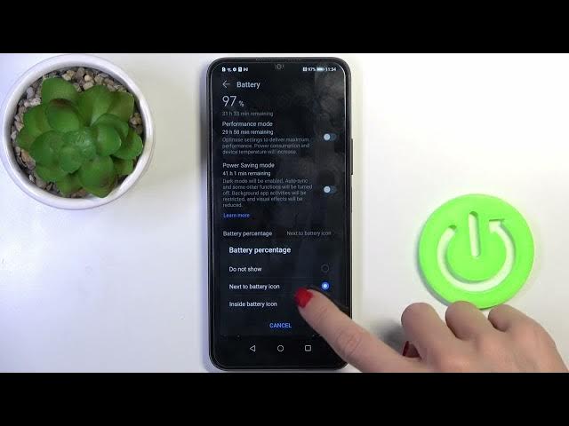 Video thumbnail for How to Enable & Disable Battery Percentage Showing on Honor 70 Lite / Display Battery Status