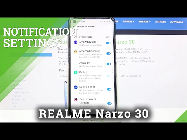 Video thumbnail for How to Manage App Notifications in REALME Narzo 30 – Customize Notification Settings