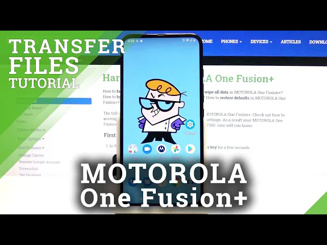 Video thumbnail for How to Transfer Files on Motorola One Fusion+ - Move Data