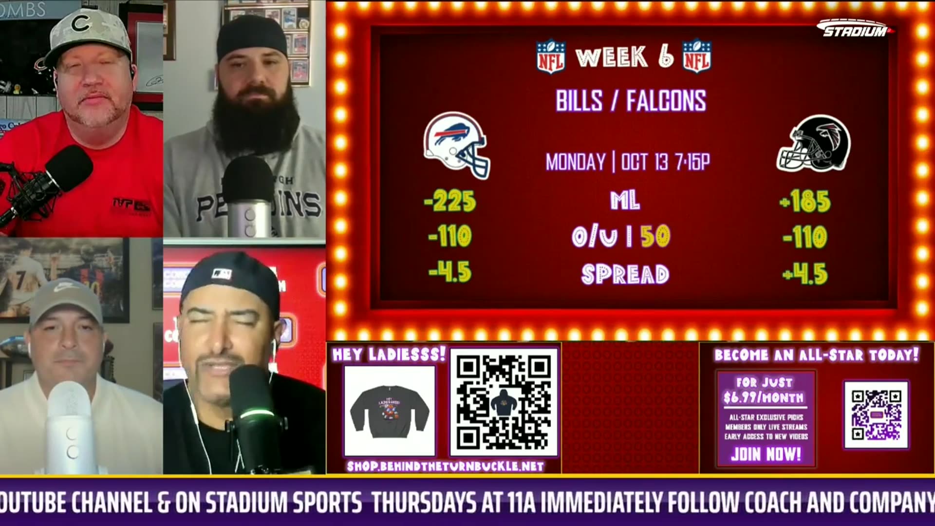 'Video thumbnail for Will the Bills Bounce Back on Monday Night Against the Falcons?'