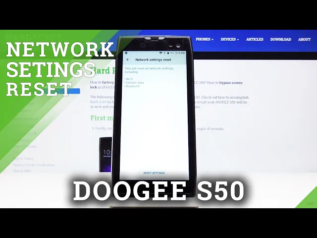 Video thumbnail for How to Reset Network Settings in DOOGEE S50 – Reset Wi-Fi & Bluetooth