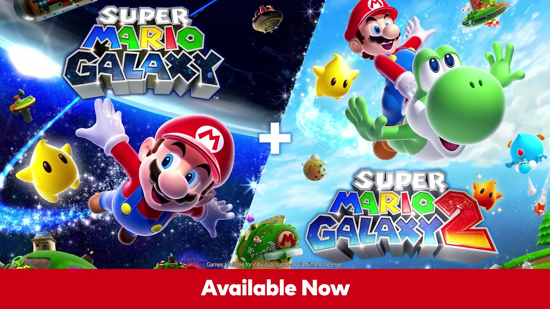 'Video thumbnail for Super Mario Galaxy + Super Mario Galaxy 2 - Official Accolades Trailer'