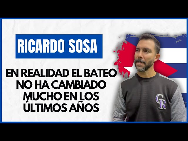 Video thumbnail for RICARDO SOSA habla sobre el bateo de hoy en MLB y las Nuevas Tendencias