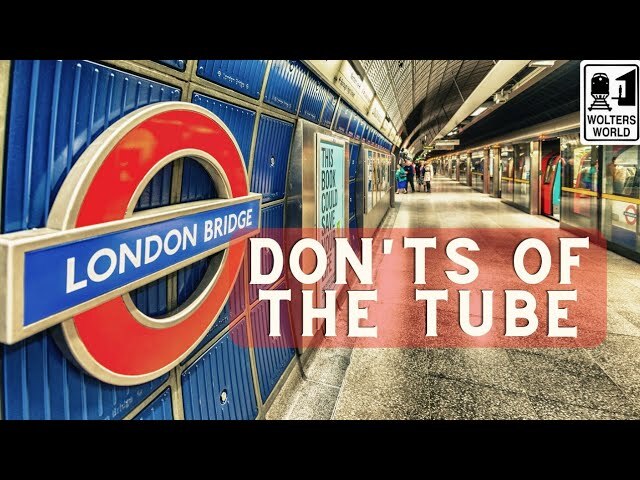 Video thumbnail for The London Tube: Don'ts of the London Underground