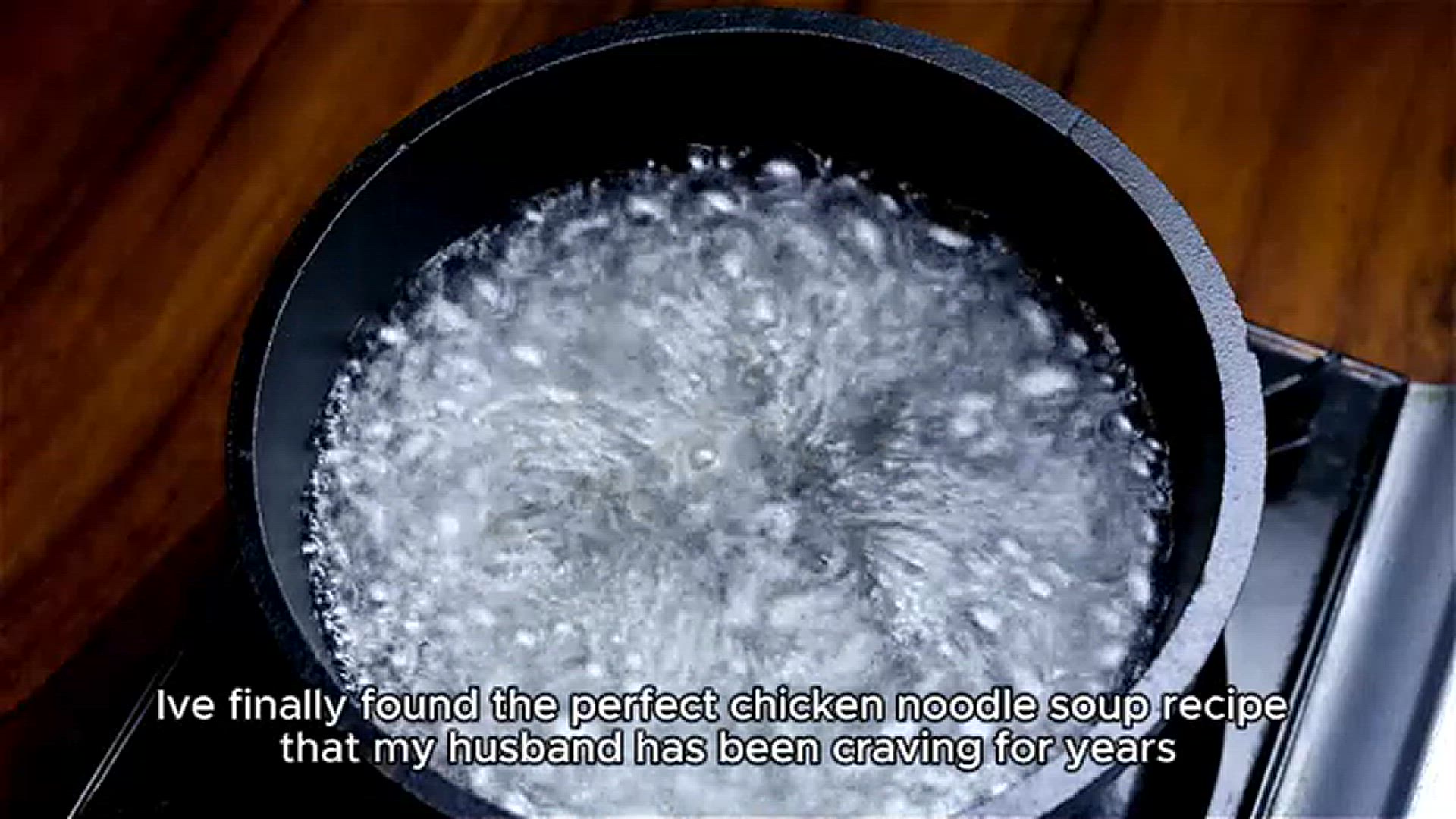 'Video thumbnail for Chicken noodle soup recipe'