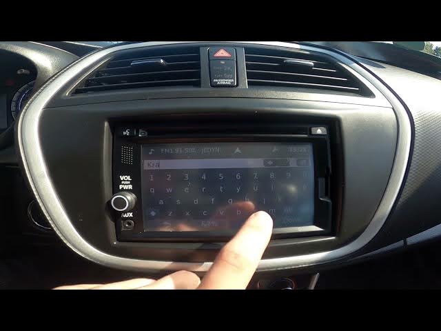 Video thumbnail for How to Set Destination in Map in Suzuki SX4 II ( 2013 – 2021 ) - Start Route in Navigation