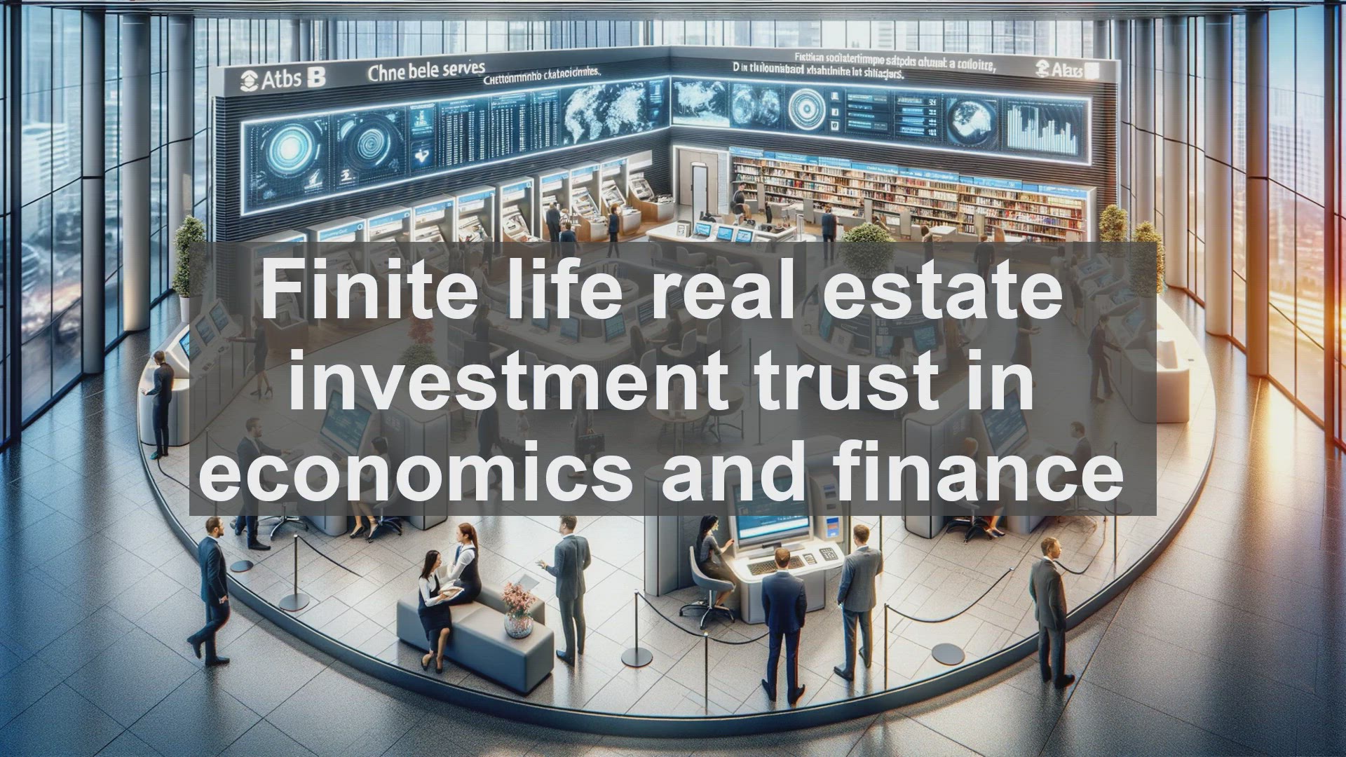 'Video thumbnail for Finite life real estate investment trust in economics and finance'