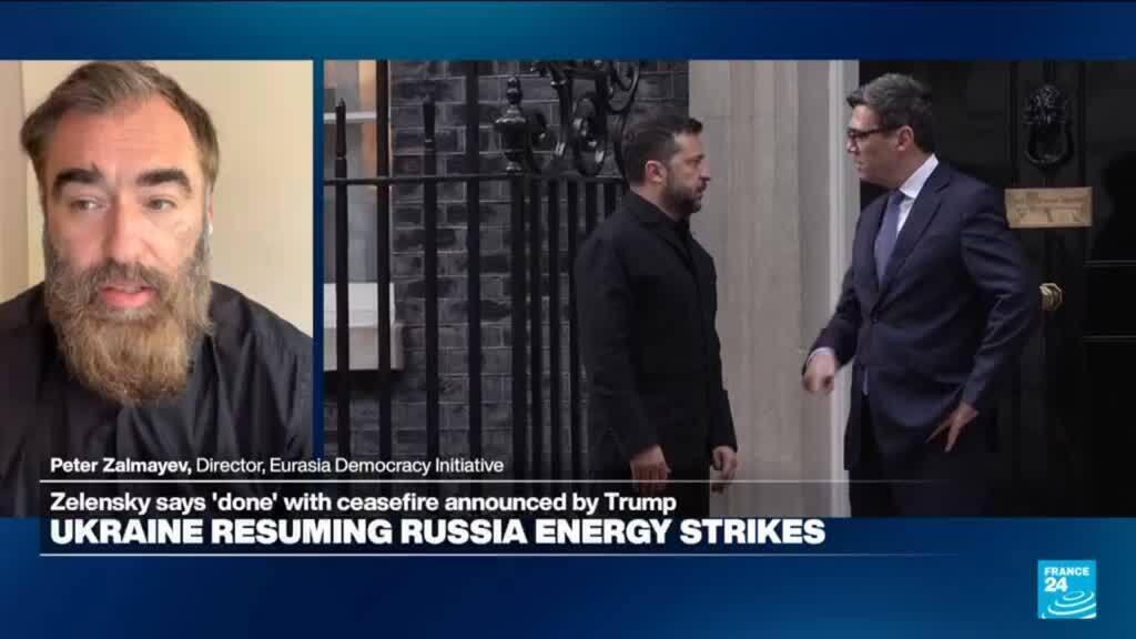 Video thumbnail for 'We're done': Ukraine resumes strikes on Russian oil refineries as 'only leverage' for peace talks