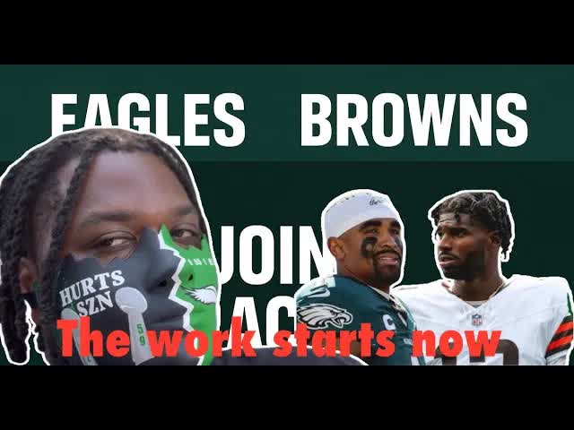 Video thumbnail for Lord Brunson: eagles training camp day 1: hurts, a.j. brown, and key defensive plays