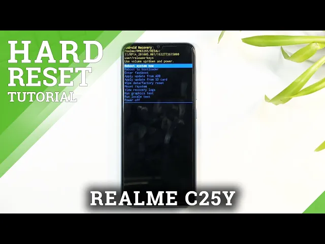Video thumbnail for How to Hard Reset REALME C25Y - Factory Reset by Recovery Mode | Wipe Data