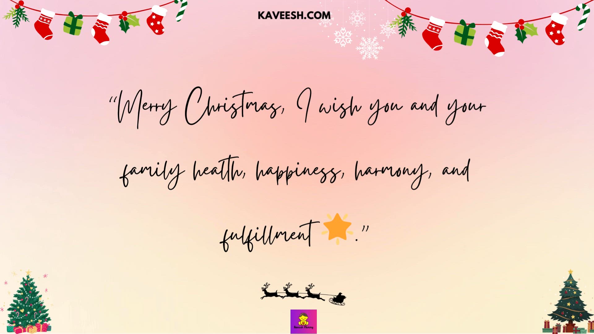 'Video thumbnail for Merry Christmas wishes for family'
