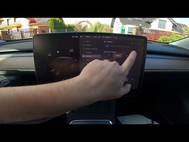 Video thumbnail for How to Set Speed Limit Warning in Tesla Model Y ( 2020 - now ) | Manage Speed Limit