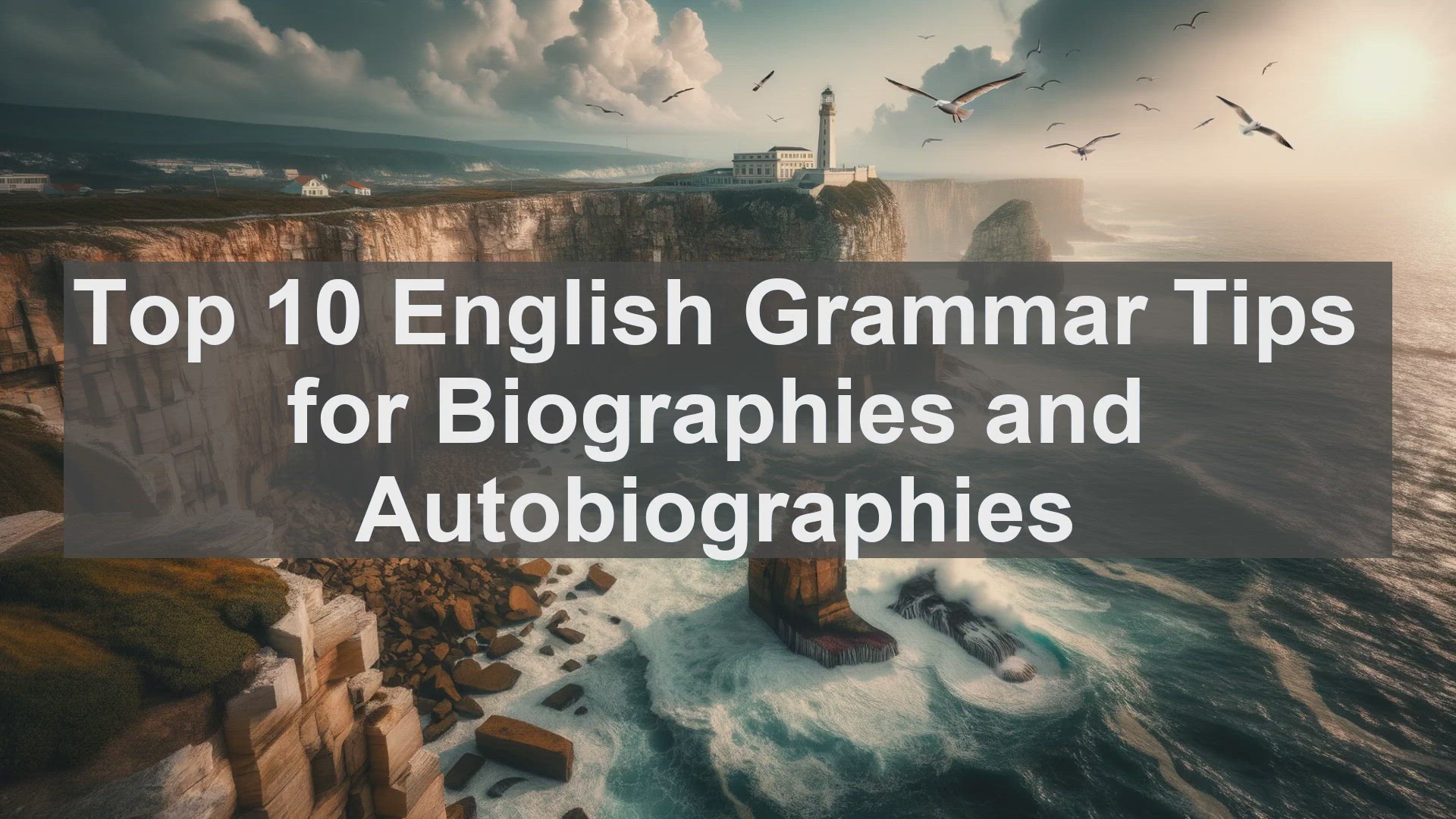 'Video thumbnail for Top 10 English Grammar Tips for Biographies and Autobiographies'