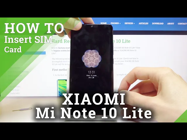 Video thumbnail for How to Insert Nano SIM to Xiaomi Mi Note 10 Lite - Full Android Activation