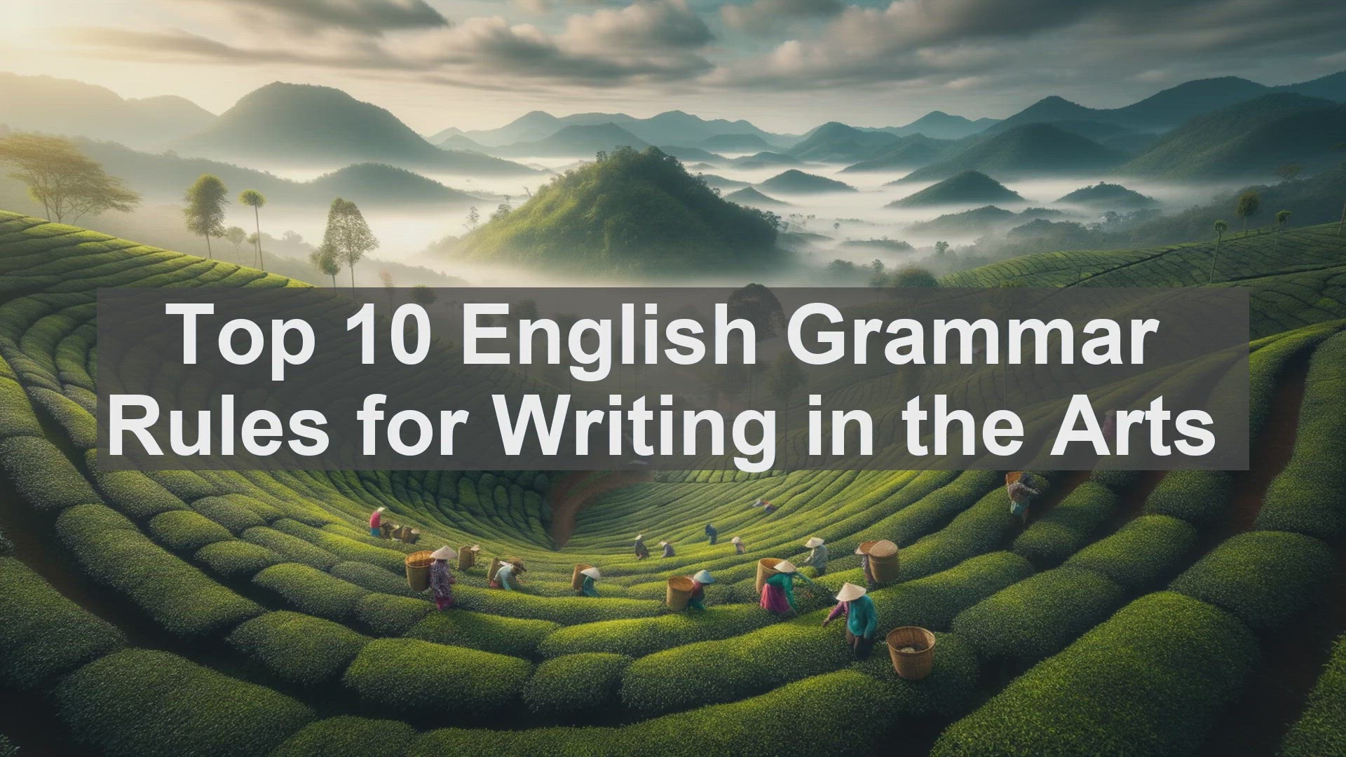 'Video thumbnail for Top 10 English Grammar Rules for Writing in the Arts'