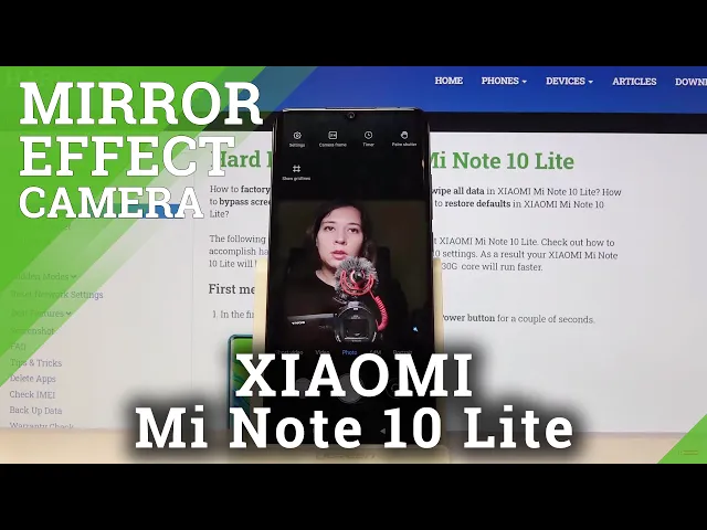 Video thumbnail for Mirror Effect in XIAOMI Mi Note 10