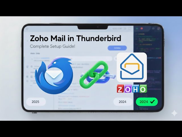 Video thumbnail for Zoho Mail in Thunderbird: Complete Setup Guide