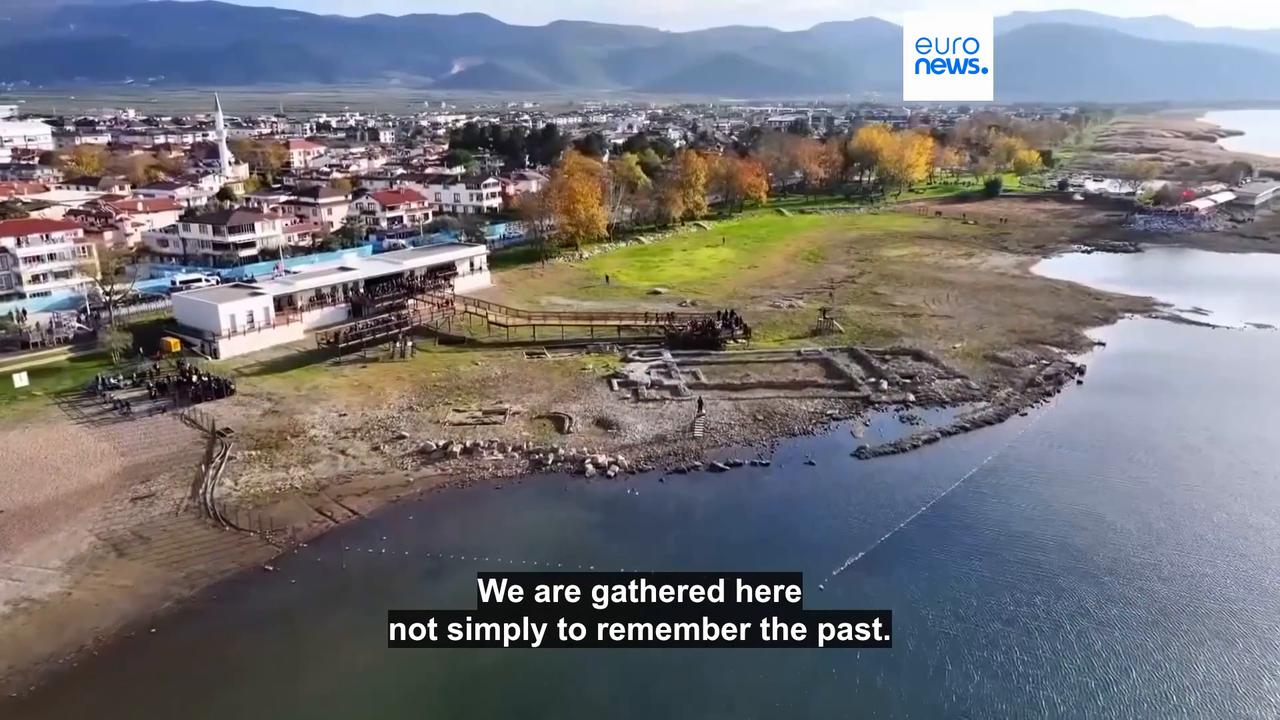 Video thumbnail for Pope Leo XIV calls for unity of the Christian world during Nicaea ceremony