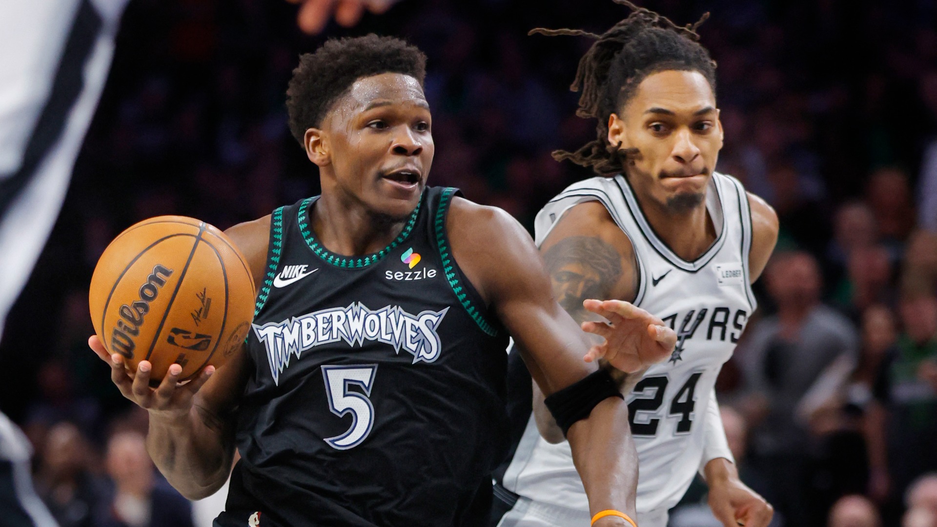 Video thumbnail for Timberwolves vs. Spurs Game 5 Showdown: Series Tied 2-2