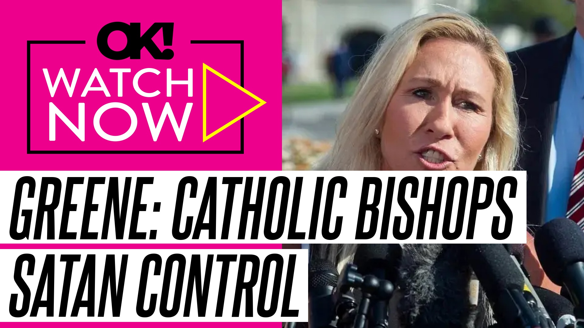 Video thumbnail for Marjorie Taylor Greene Claims Catholic Bishops Are 'Controlled by Satan' During Social Media Meltdown