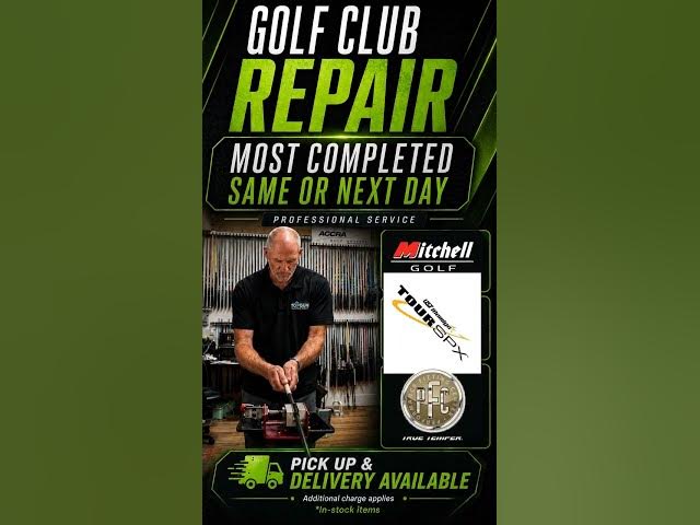 Video thumbnail for Golf Club Repair  #topguncustomgolf #golfgear #topgungolffl #golf #golfequipment #pompanobeach