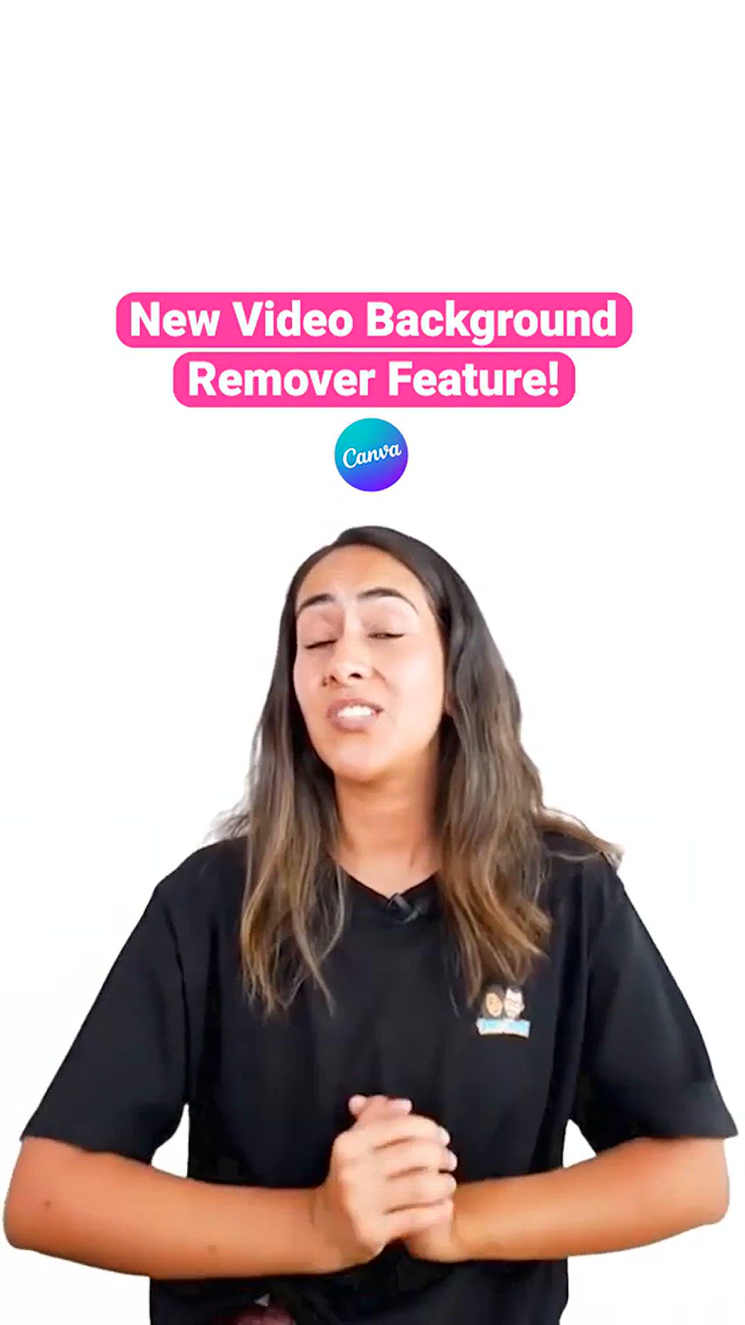 'Video thumbnail for Remove and Change the BACKGROUND of your VIDEO in Canva (1 click!)'