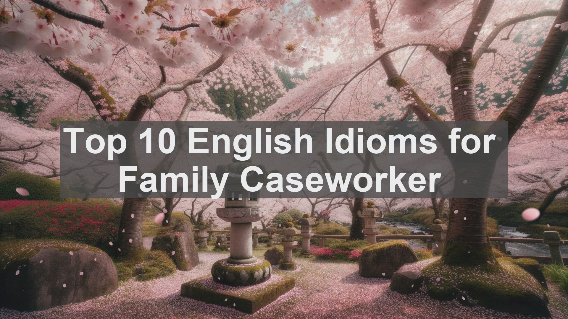 'Video thumbnail for Top 10 English Idioms for Family Caseworker'