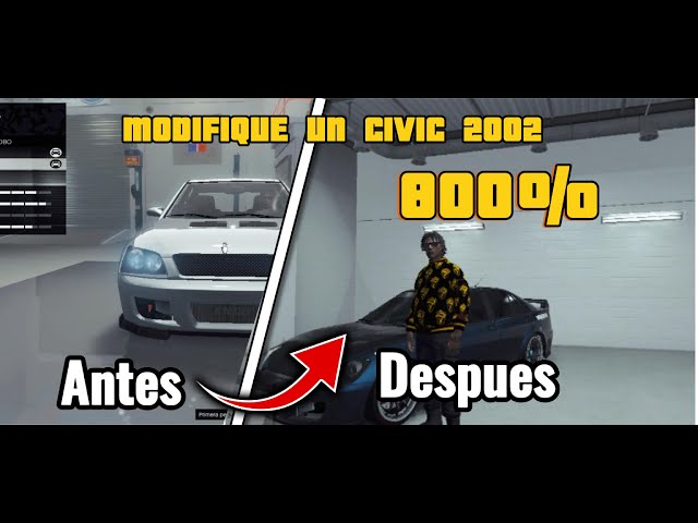 Video thumbnail for CONVERTI UN CIVIC VIEJO EN EL CARRO MAS VELOZ DE GTA V