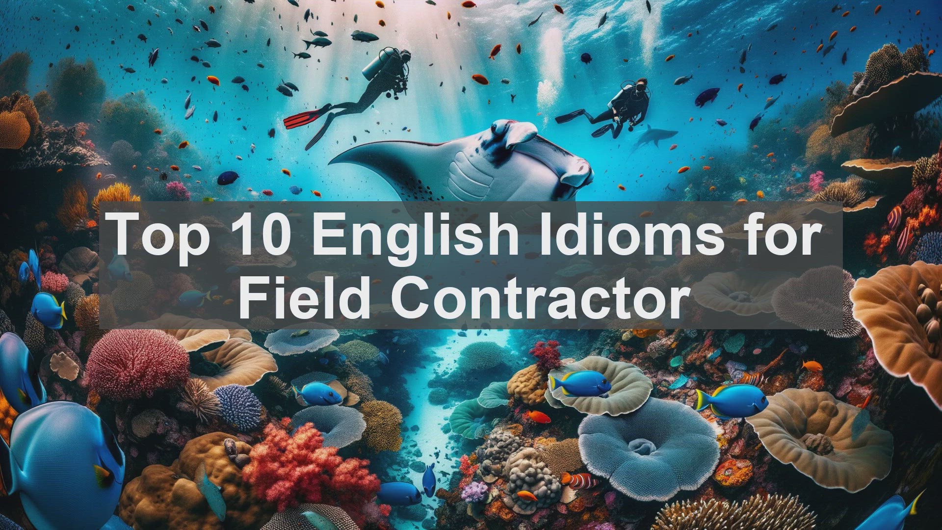 'Video thumbnail for Top 10 English Idioms for Field Contractor'