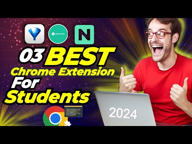 Video thumbnail for Can't Focus !  Grab These 3 Chrome Extensions To Ace in your #exams  #2024 #chromeextensions
