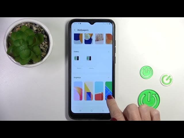 Video thumbnail for How to Manage Wallpaper Settings in Samsung Galaxy A03 - Change Wallpaper