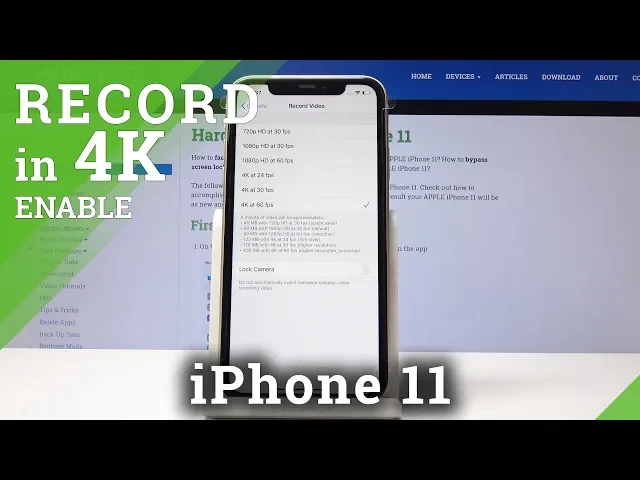 Video thumbnail for How to Enable 4K Videos in iPhone 11 – 4K Resolution