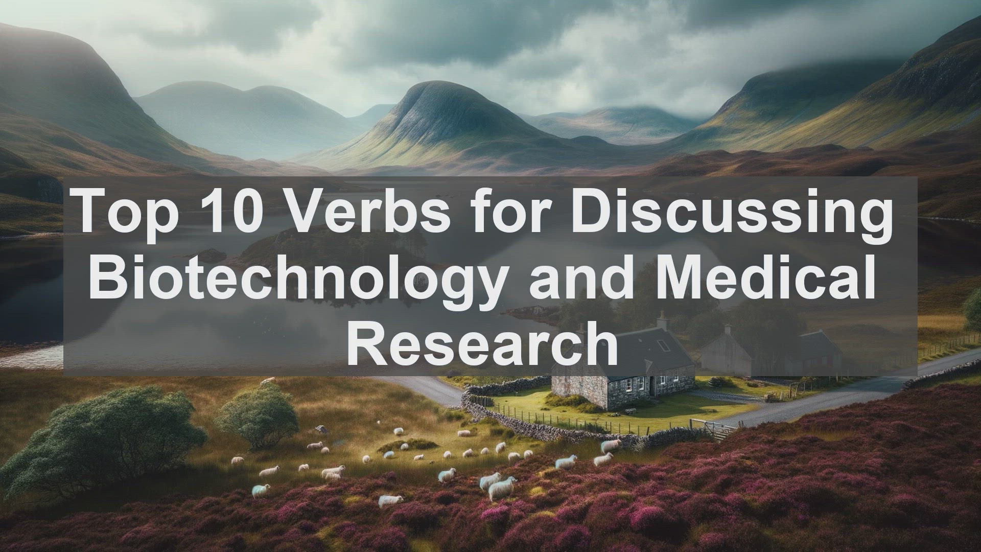 'Video thumbnail for Top 10 Verbs for Discussing Biotechnology and Medical Research'