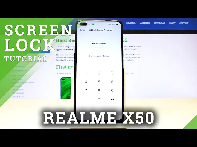 Video thumbnail for How to Set Up Screen Lock in Realme X50 - Change Lock Method