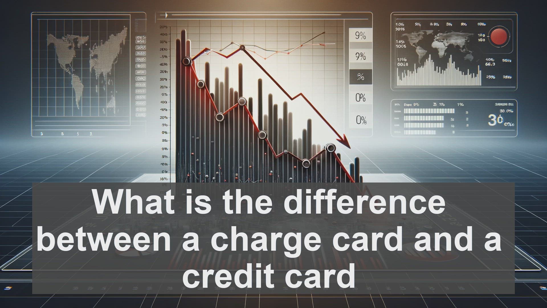 'Video thumbnail for What is the difference between a charge card and a credit card?'