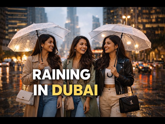 Video thumbnail for 🌊 Heavy Rain Floods Deira Streets! #deira #rainyday #rainwalk
