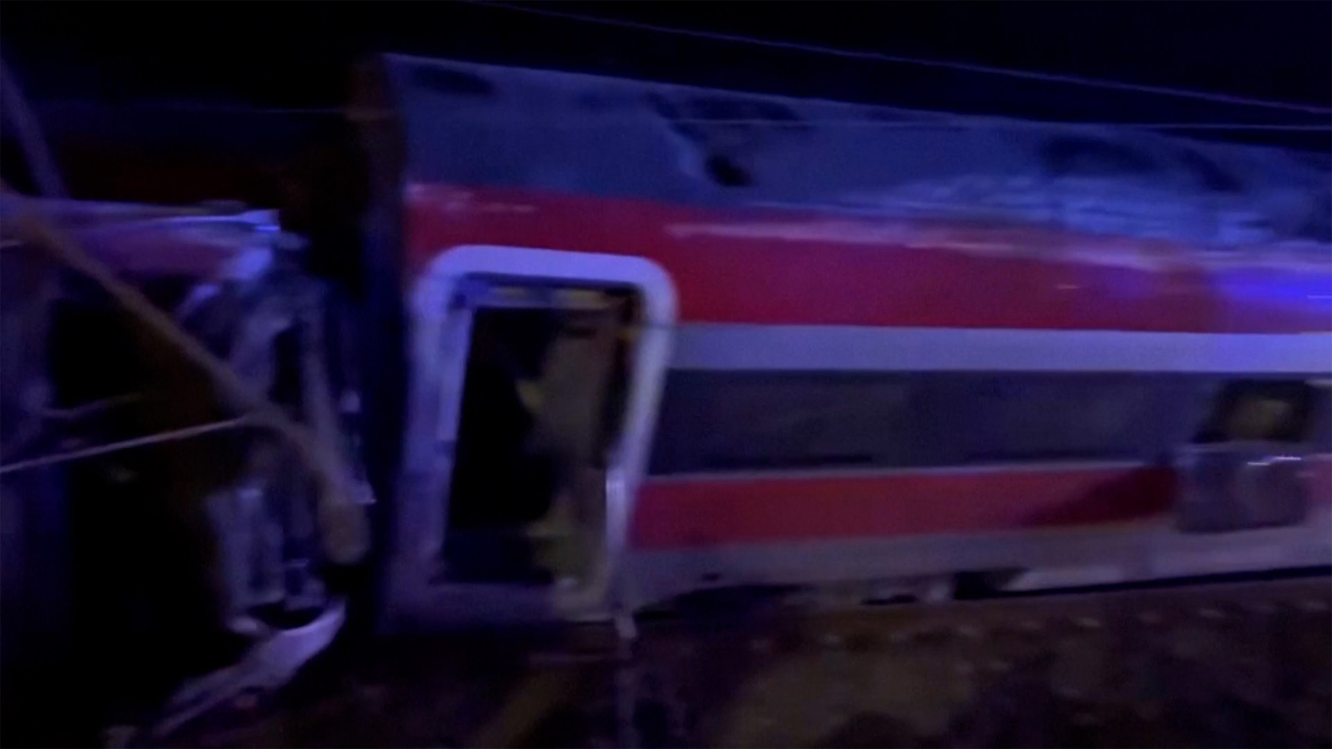 Video thumbnail for Aftermath of deadly train collision in southern Spain