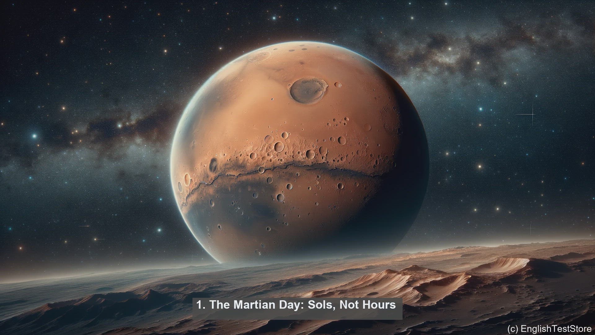 'Video thumbnail for 10 Things You Didn't Know About Mars's Timekeeping'