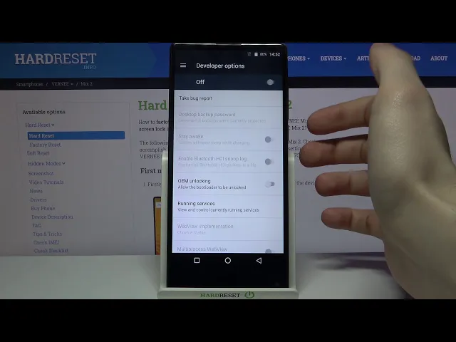 Video thumbnail for How to Activate Developer Options in VERNEE Mix 2 – Debbuging Tutorial