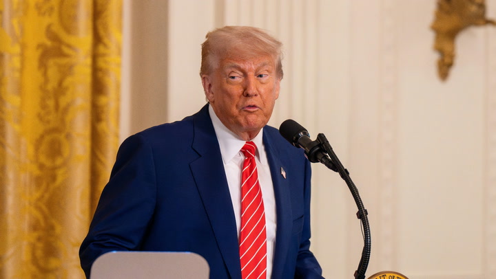 Video thumbnail for U.S. Trade Deficit Surges to $105.6 Billion Despite Tariffs