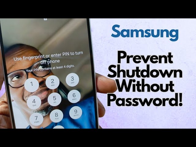 Video thumbnail for How to Stop Samsung Phones from Powering Off Without Password | Secure Lock Screen Settings