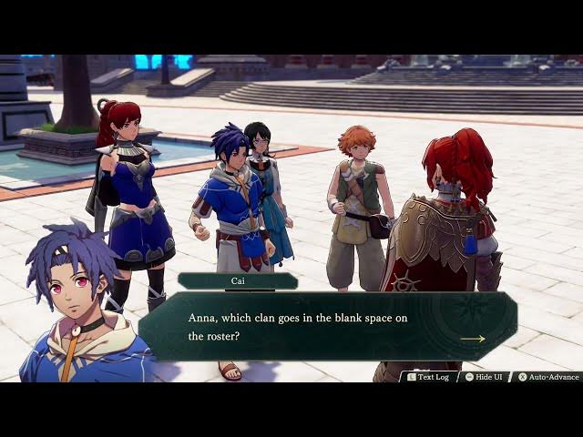 Video thumbnail for Fire Emblem: Fortune's Weave - 1 Cai's Path Ch 8: Talk To Ultand and Anna About Main Match Ups