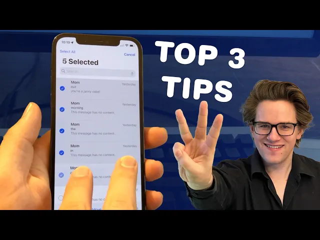 Video thumbnail for Top 3 Tips: Hidden Gestures on the iPhone