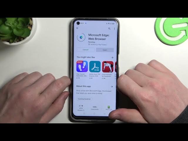 Video thumbnail for Realme Narzo 50 - How To Install Microsoft Edge Browser