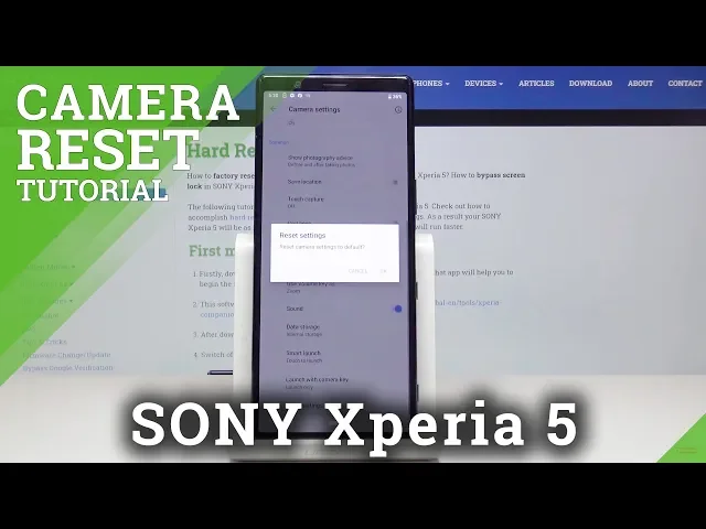 Video thumbnail for How to Reset Camera in SONY Xperia 5 – Camera Settings
