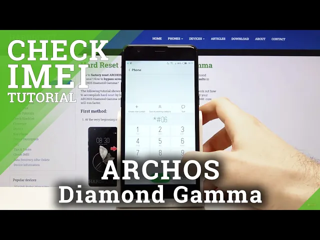 Video thumbnail for How to Check IMEI & SN in ARCHOS Diamond Gamma – IMEI Information