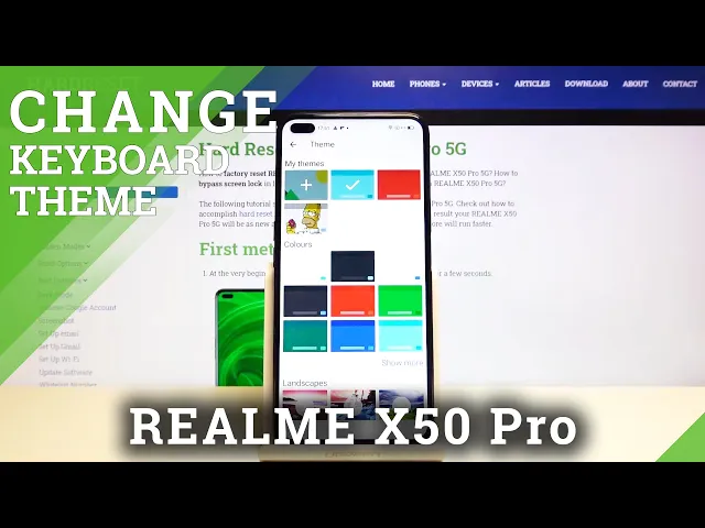 Video thumbnail for How to Add Picture as Keyboard Background in Realme X50 Pro – Customize Keyboard Theme