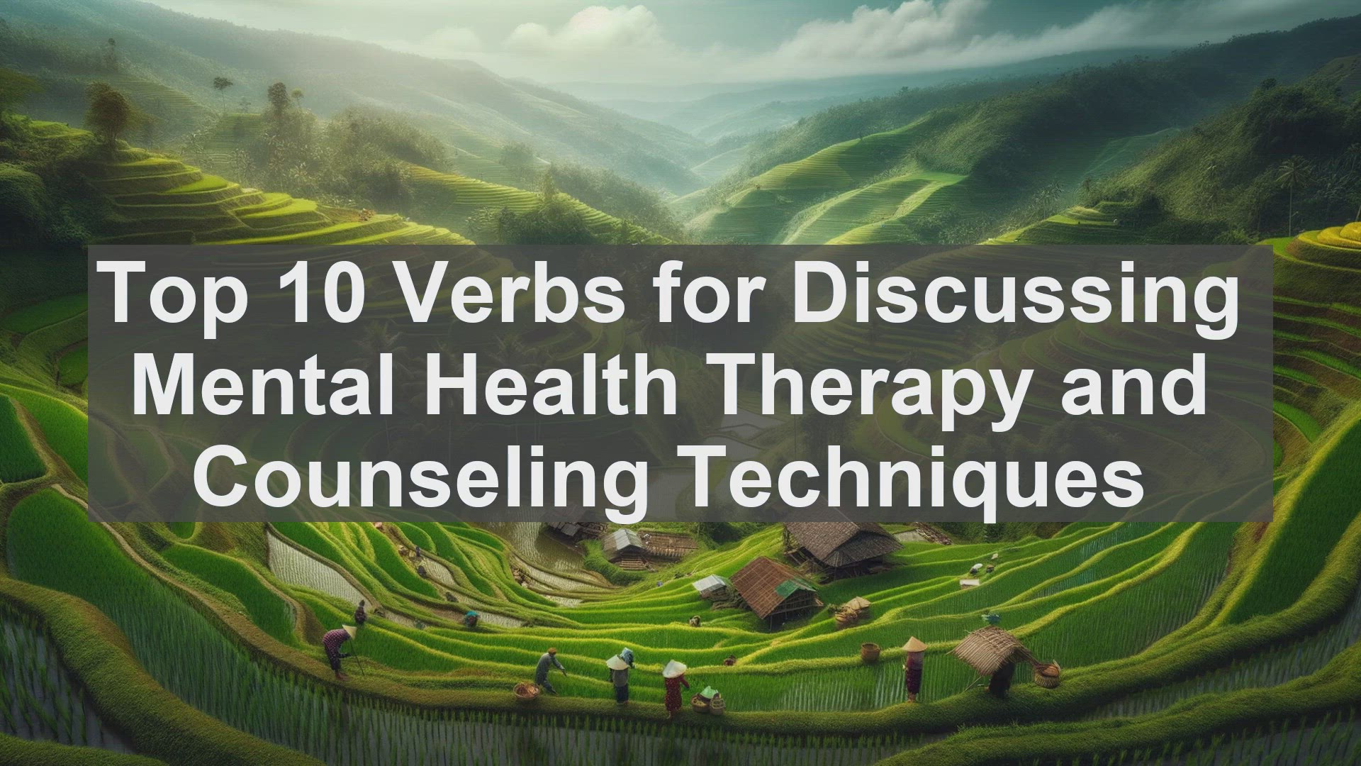 'Video thumbnail for Top 10 Verbs for Discussing Mental Health Therapy and Counseling Techniques'